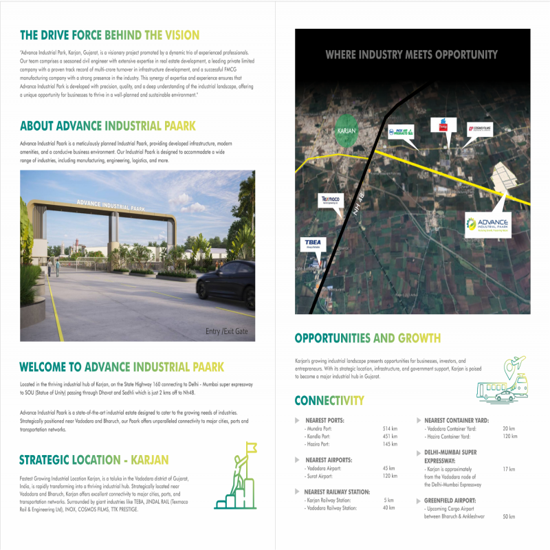 Advance Industrial Plot [ KARJAN CHOWKDI, HIGHWAY(NH-48) ]