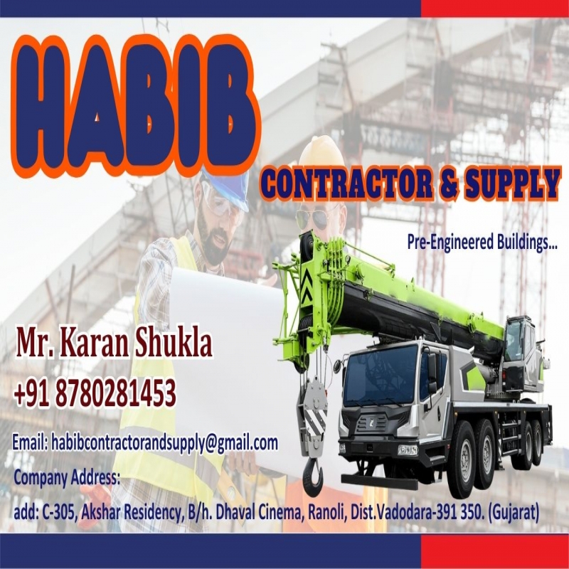 Crane Hiring Services (All Types) & Rigger, Fitter & Helper Manpower