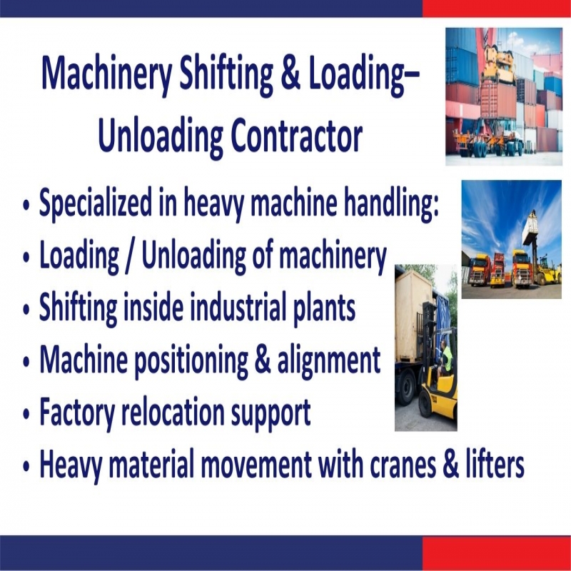 Crane Hiring Services (All Types) & Rigger, Fitter & Helper Manpower