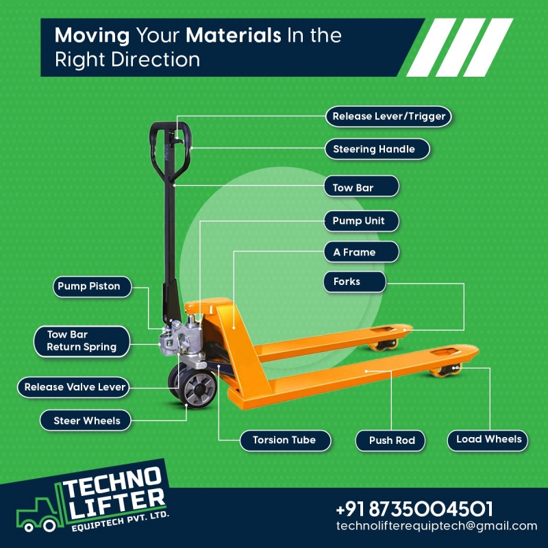 Material Handling Equipment Like Forklift Stacker Hand Pallet Truck