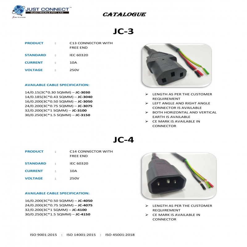 POWER CABLES