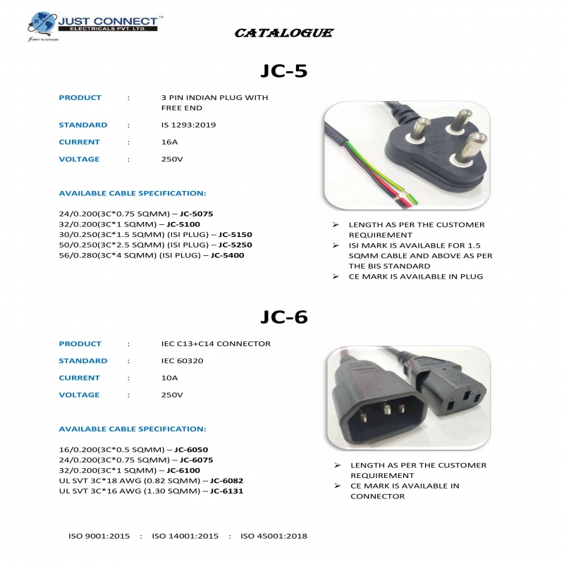 POWER CABLES