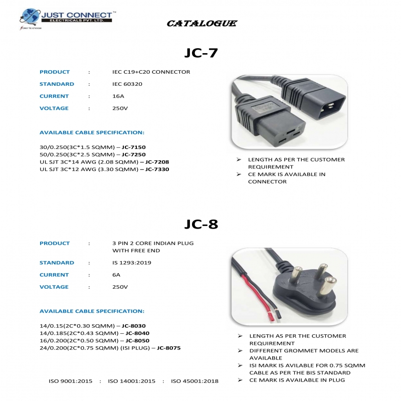 POWER CABLES