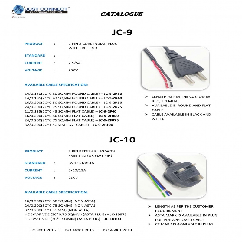 POWER CABLES