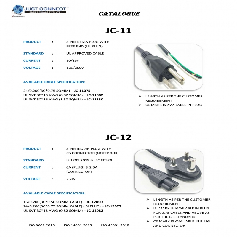 POWER CABLES