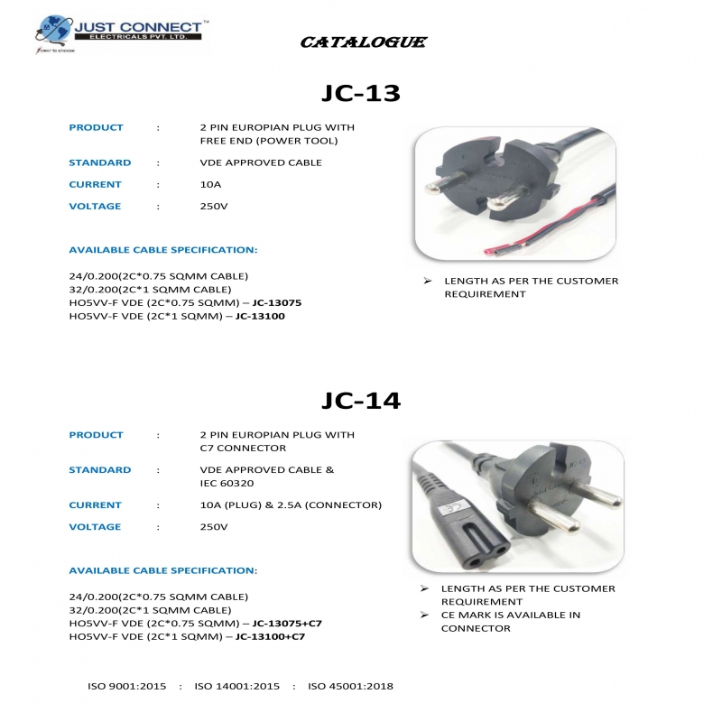 POWER CABLES