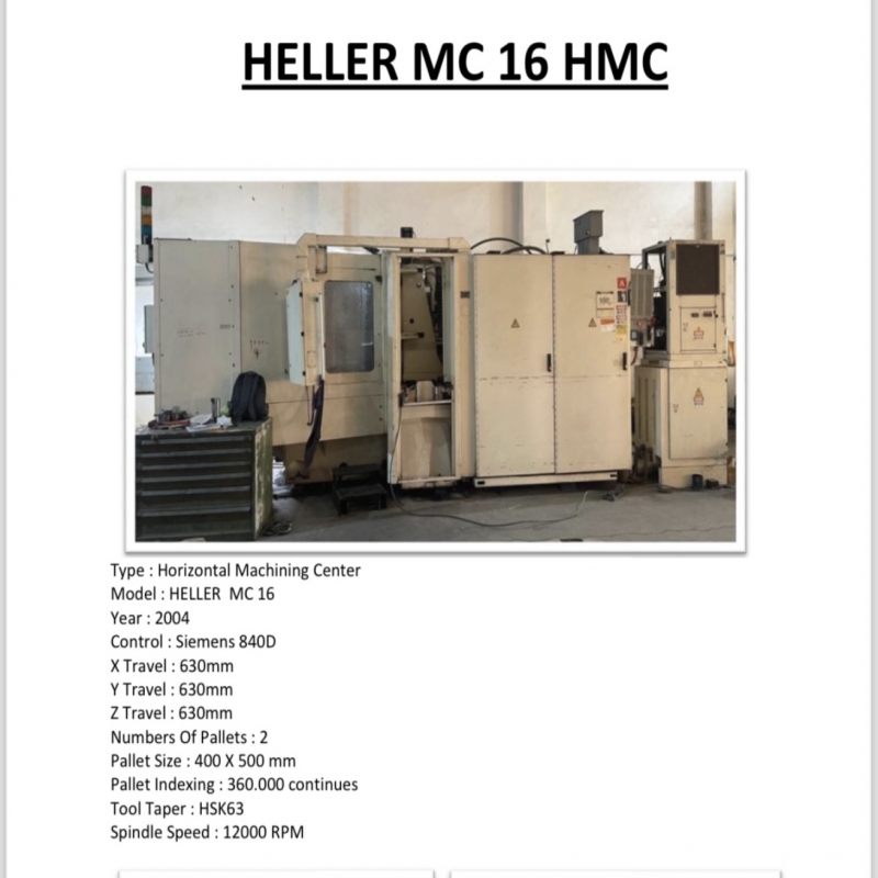 HELLER CNC MACHINE